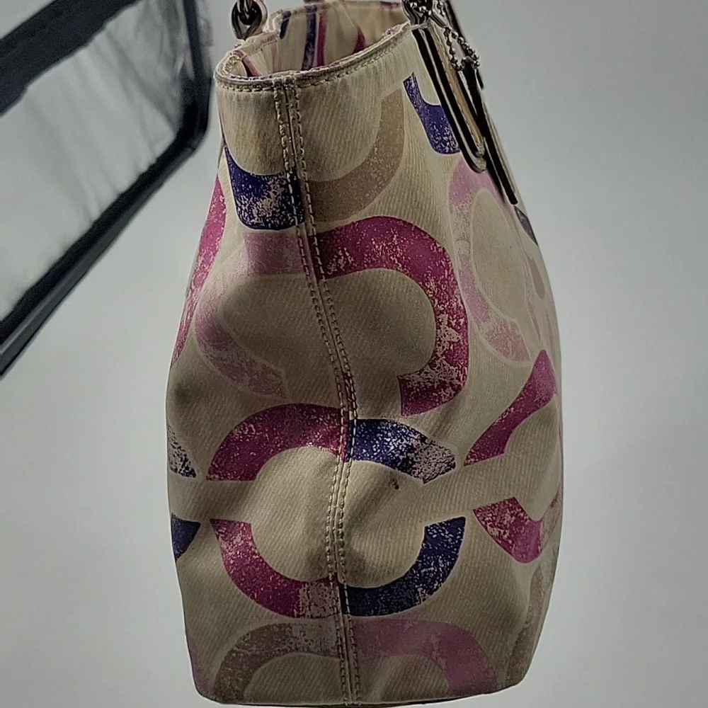 Coach Multicolor Signature Tote and Wallet Set - Picture 11 of 16
